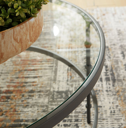 Kellyco - Gunmetal - Occasional Table Set (Set of 3) - Hornell Furniture Outlet