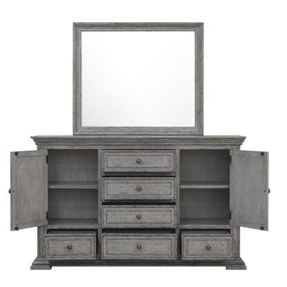 Big Valley - Dresser & Mirror - Hornell Furniture Outlet
