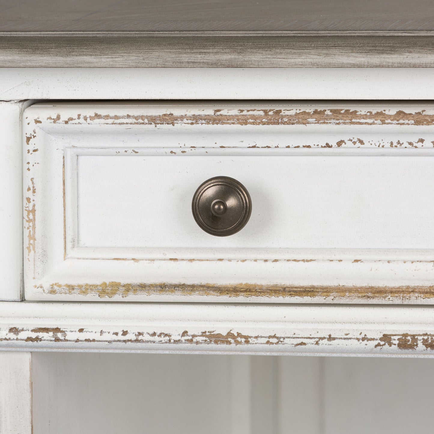 Magnolia Manor - Desk - White - Hornell Furniture Outlet