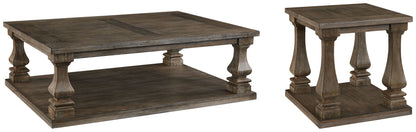 Johnelle - Gray - Rectangular Cocktail Table - Hornell Furniture Outlet