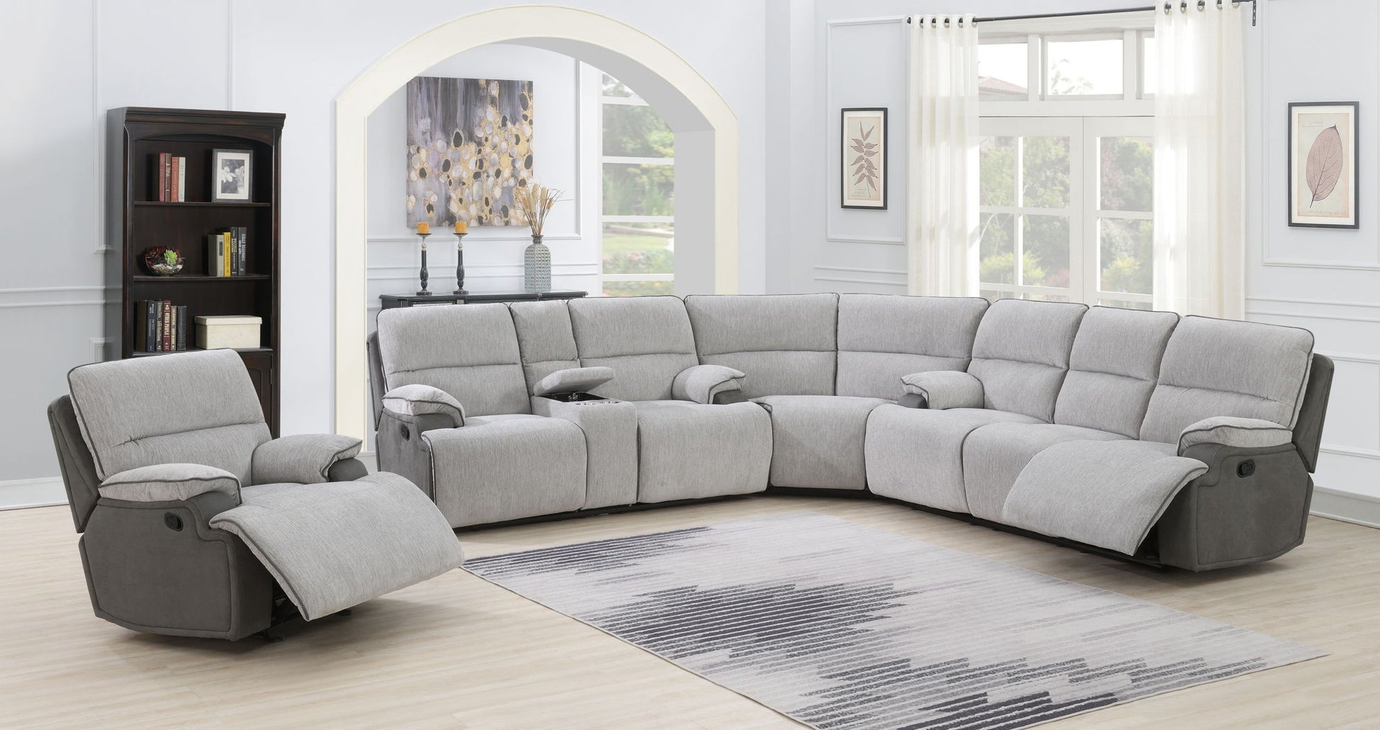 Cyprus - Recliner Chair - Gray - Hornell Furniture Outlet