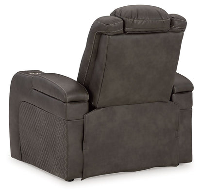 Fyne - dyme - Power Recliner/Adj Headrest - Hornell Furniture Outlet