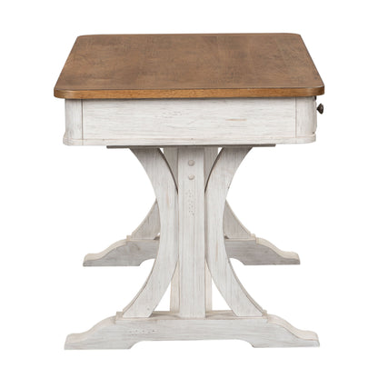 Farmhouse Reimagined - Writing Desk - White - Hornell Furniture Outlet