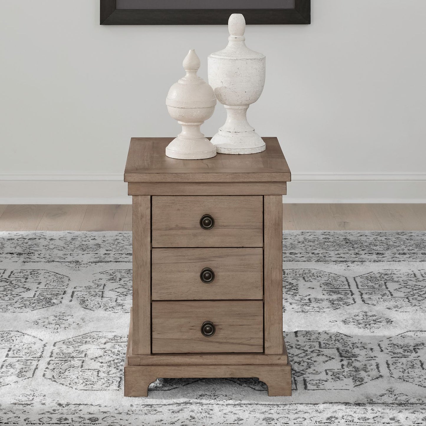 Haven Hills - Chairside Table - Camel Beige - Hornell Furniture Outlet