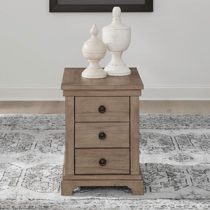 Haven Hills - Chairside Table - Camel Beige - Hornell Furniture Outlet