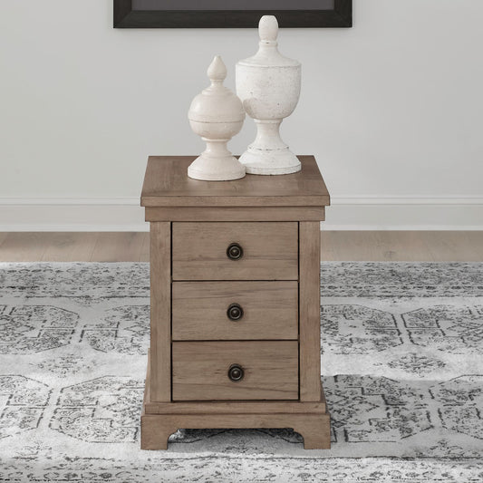 Haven Hills - Chairside Table - Camel Beige - Hornell Furniture Outlet