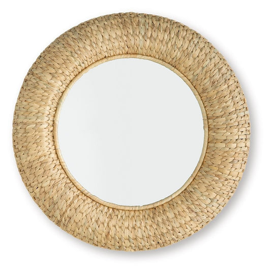 Briggsburg - Natural - Accent Mirror - Hornell Furniture Outlet