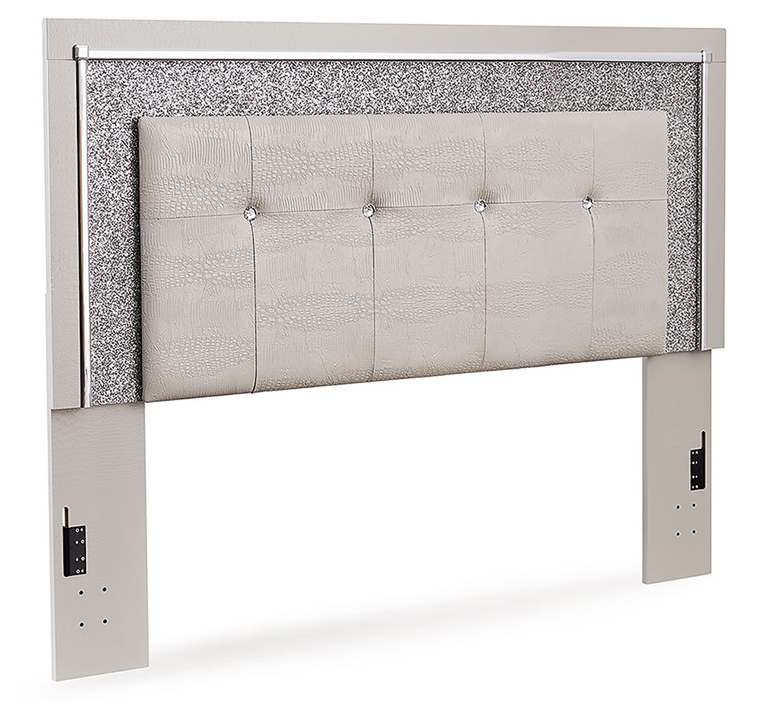 Zyniden - Upholstered Panel Headboard - Hornell Furniture Outlet