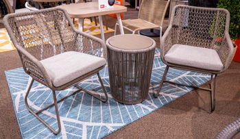 Majors Beach - Beige - Outdoor Table And 2 Chairs (Set of 3) - Hornell Furniture Outlet