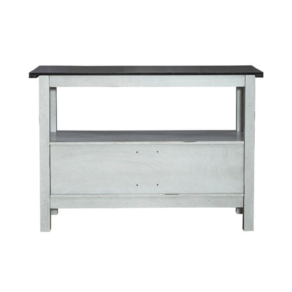 Newport - Server - Gray - Hornell Furniture Outlet