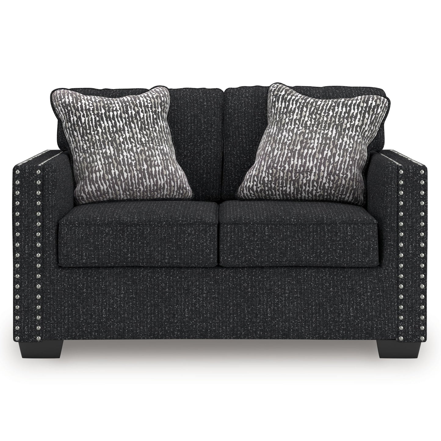 Jasmine Peaks - Coal - Loveseat - Hornell Furniture Outlet