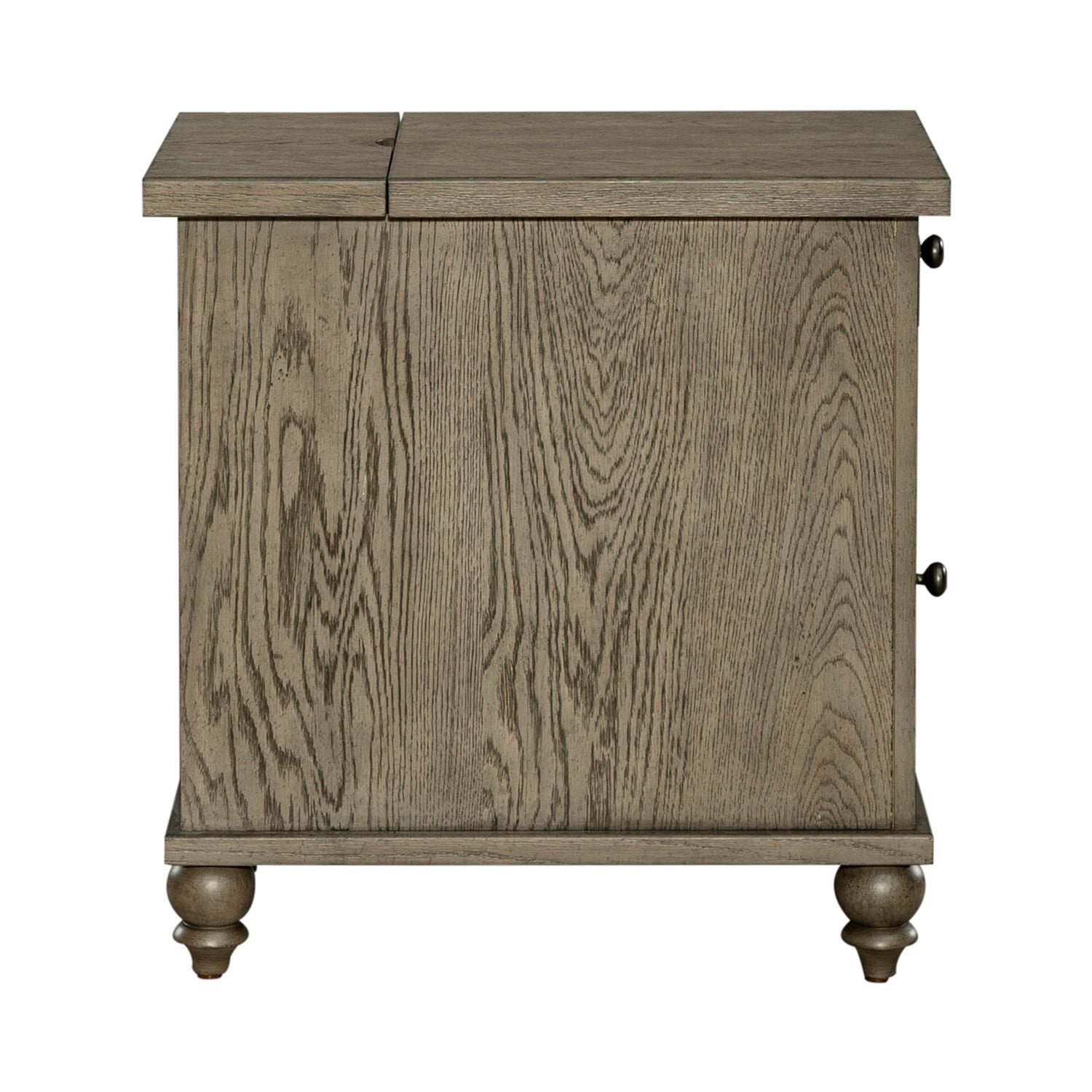 Americana Farmhouse - Chair Side Table - Light Brown - Hornell Furniture Outlet