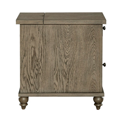 Americana Farmhouse - Chair Side Table - Light Brown - Hornell Furniture Outlet