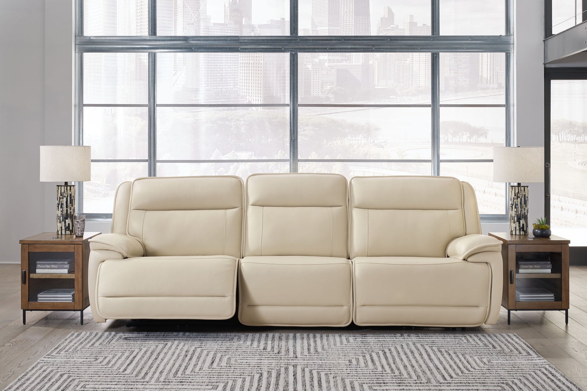 Double Deal - Reclining Sectional - Hornell Furniture Outlet