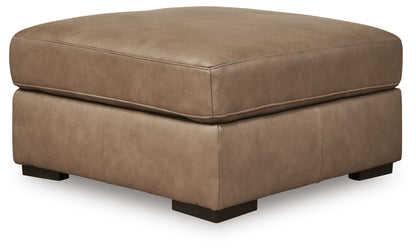 Veronella - Oversized Accent Ottoman - Sahara - Hornell Furniture Outlet