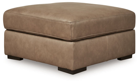 Veronella - Oversized Accent Ottoman - Sahara - Hornell Furniture Outlet