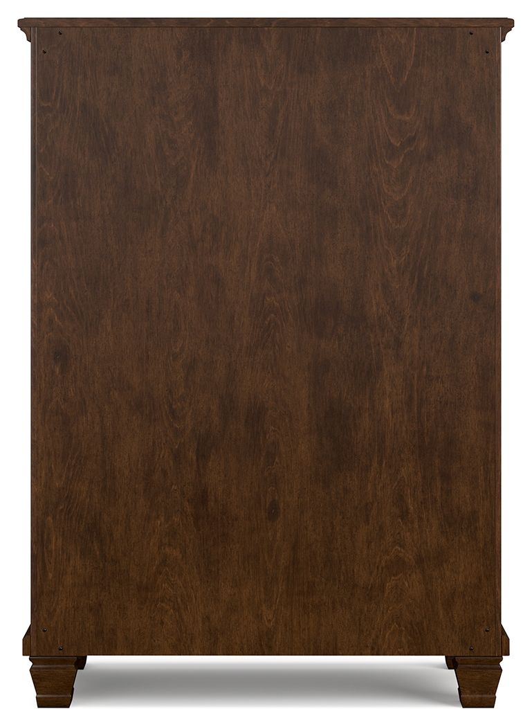 Danabrin - Brown - Five Drawer Chest - Hornell Furniture Outlet