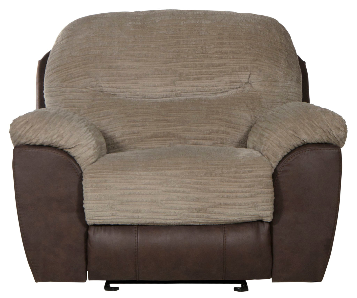 McMahon - Glider Recliner - Bark - Hornell Furniture Outlet