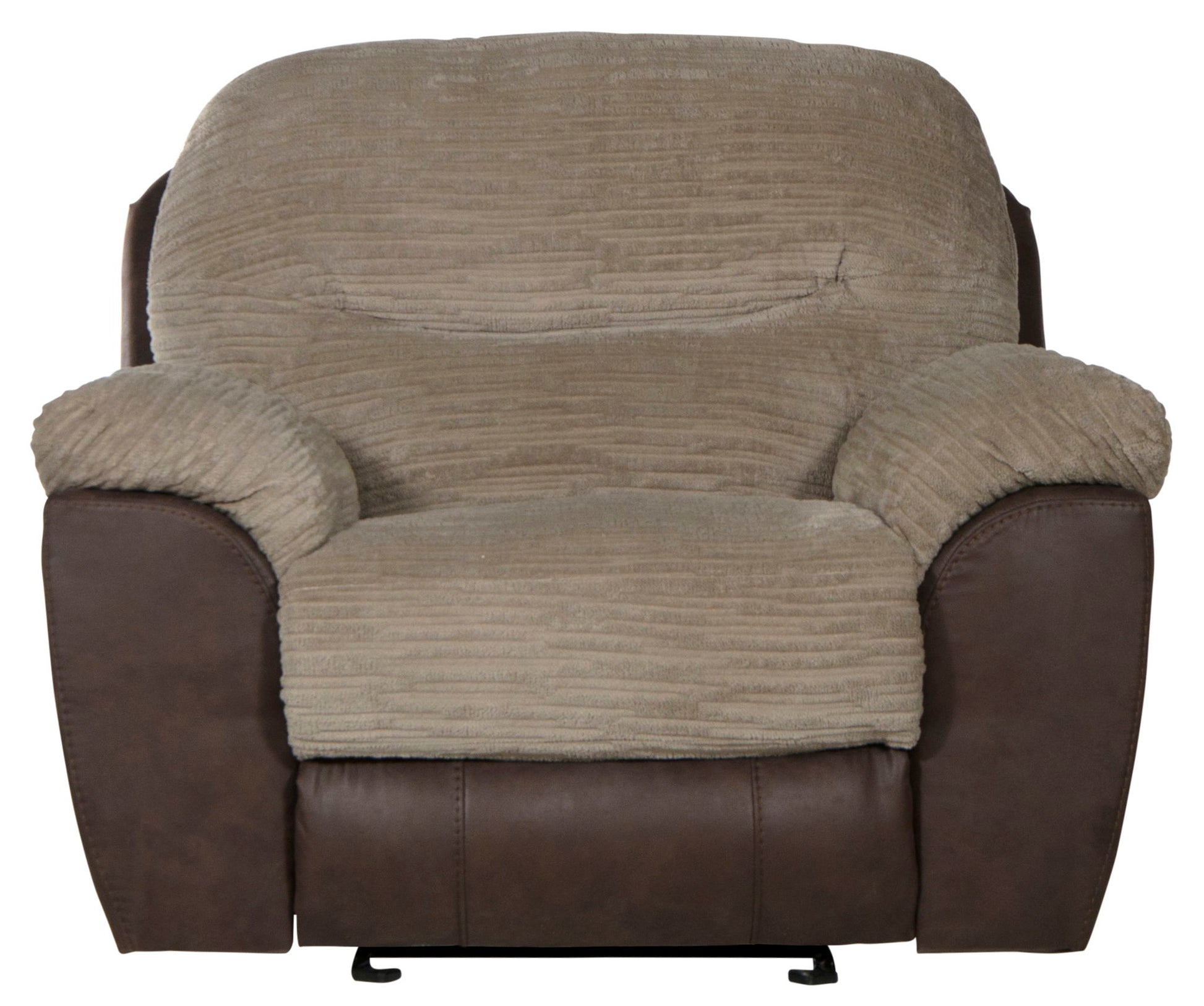 McMahon - Glider Recliner - Bark - Hornell Furniture Outlet