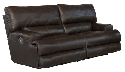 Wembley - Power Headrest With Lumbar Lay Flat Reclining Sofa - Hornell Furniture Outlet