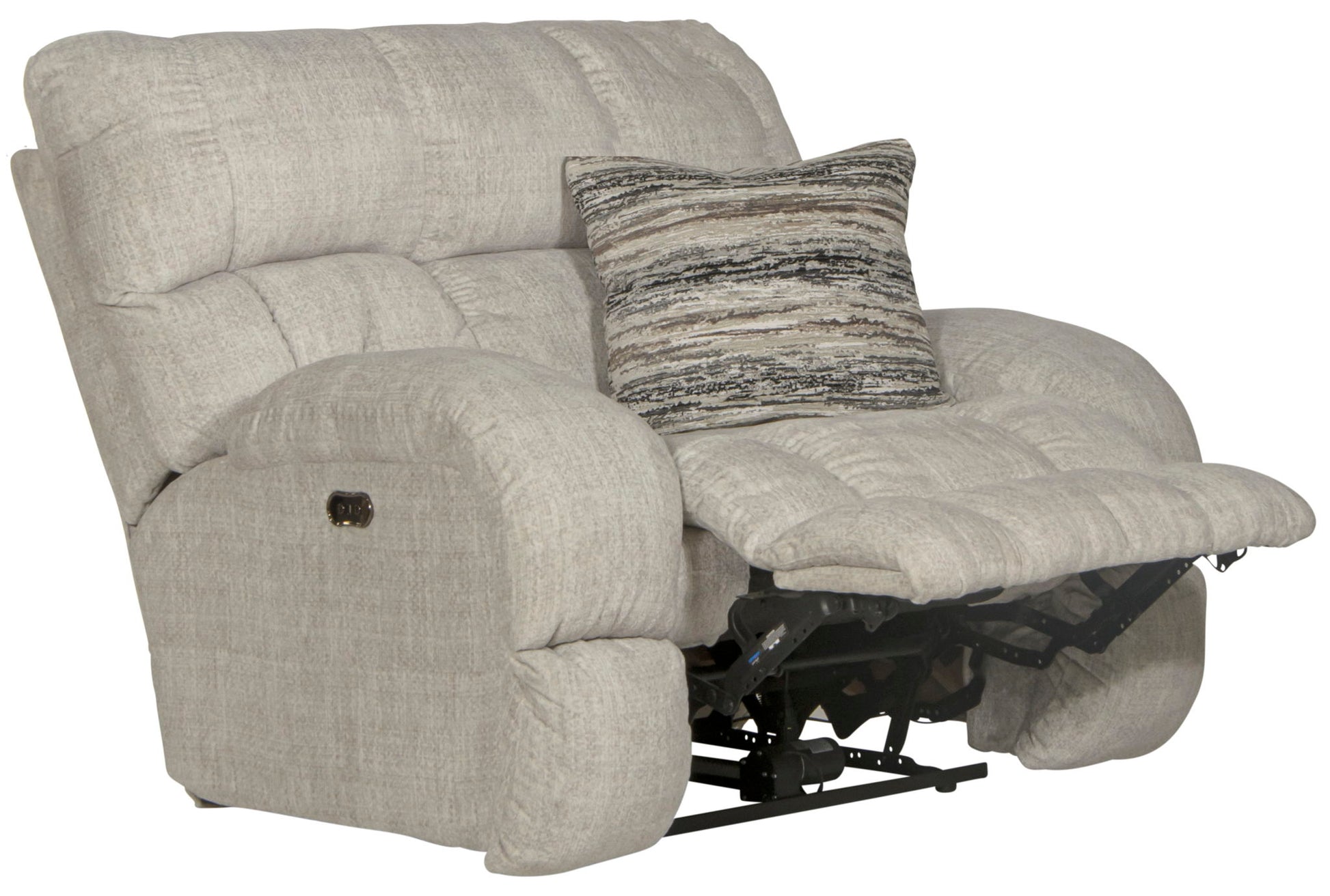 Ashland - Power Lay Flat Recliner - Hornell Furniture Outlet