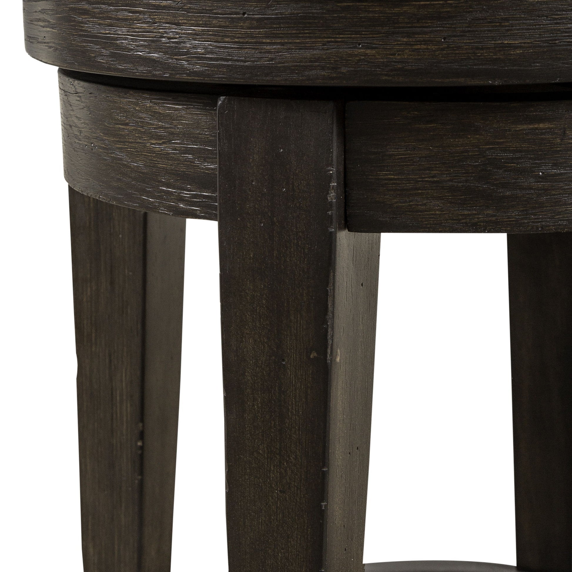 Mill Creek - Console Swivel Stool - Dark Brown - Hornell Furniture Outlet