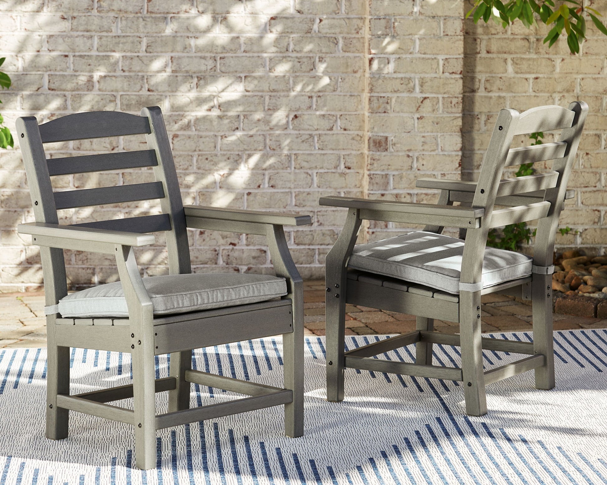 Visola - Gray - 7 Pc. - Dining Set with 6 Chairs - Hornell Furniture Outlet