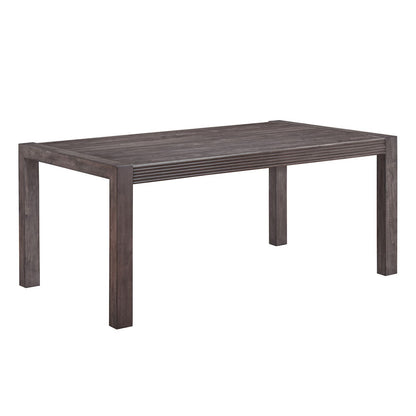 Modern Edge - Rectangular Leg Table - Brown - Hornell Furniture Outlet