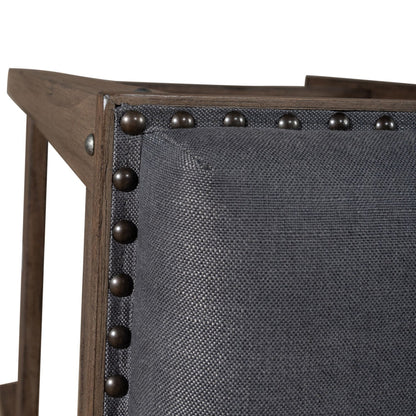 Sonoma Road - Upholstered Console Stool - Weathered Beaten Bark - Hornell Furniture Outlet