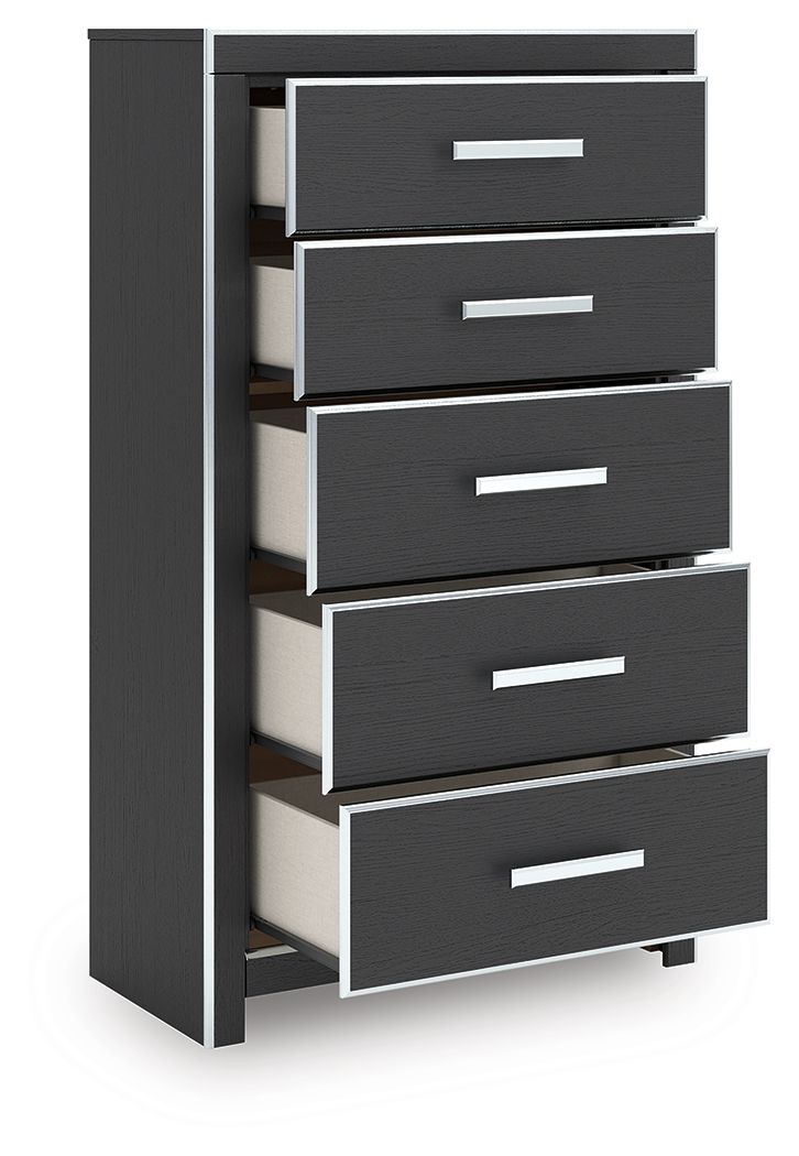 Zuraleus - Five Drawer Chest - Hornell Furniture Outlet