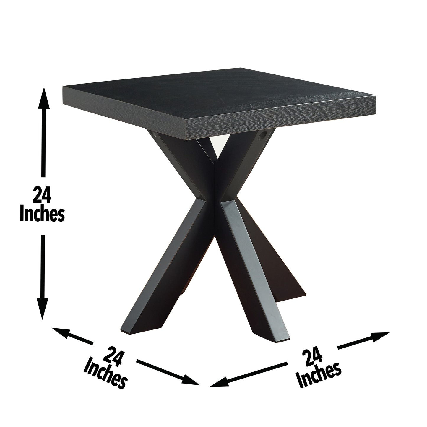 Harris - End Table - Black - Hornell Furniture Outlet