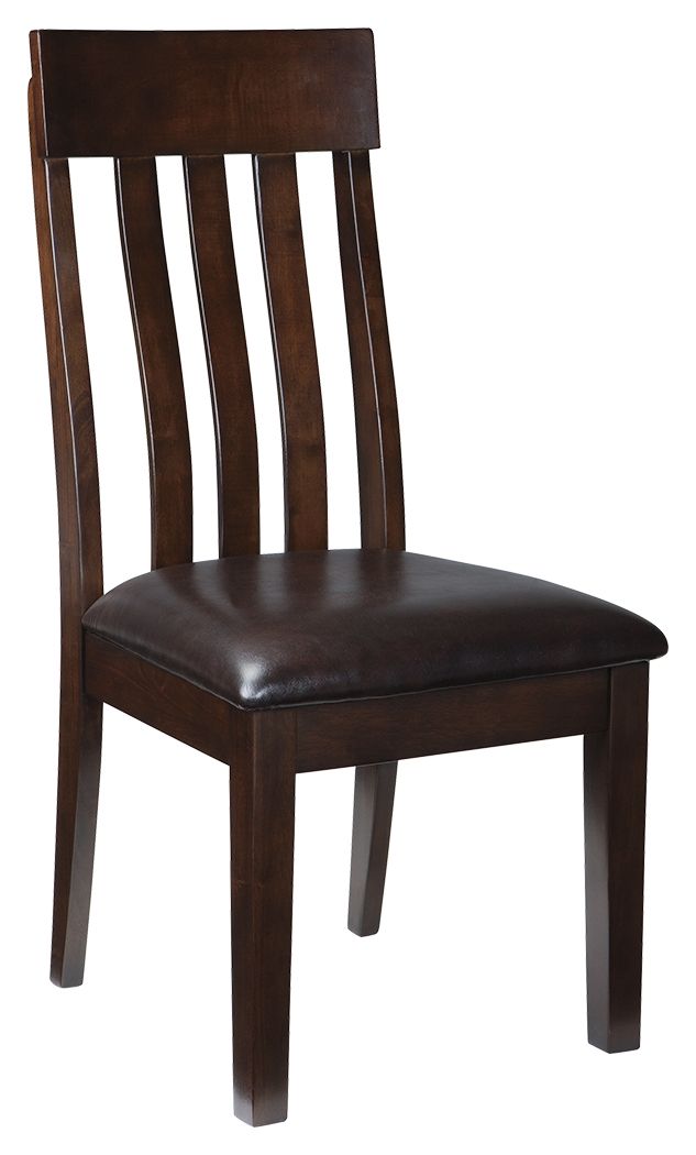 Haddigan - Dark Brown - Dining UPH Side Chair (Set of 2) - Hornell Furniture Outlet