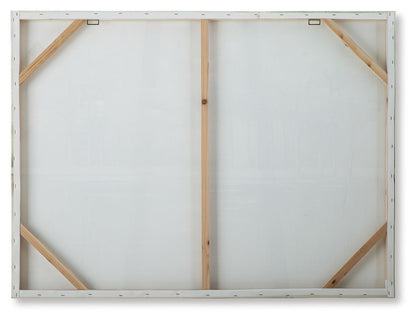 Garlenridge - Green / Tan / White - Wall Art - Hornell Furniture Outlet