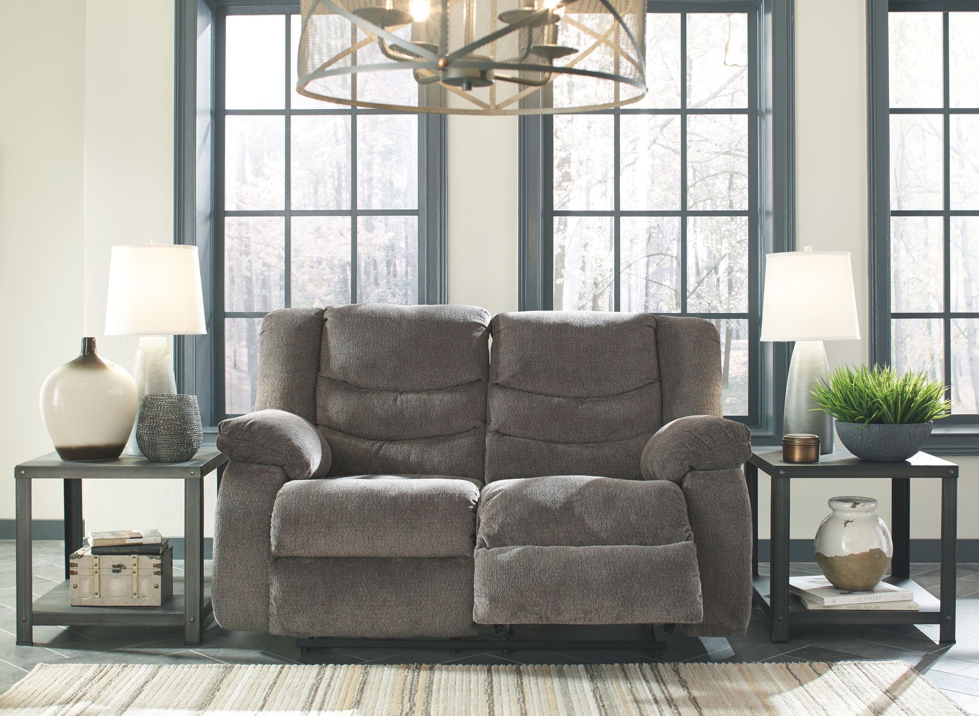 Tulen - Reclining Loveseat - Hornell Furniture Outlet