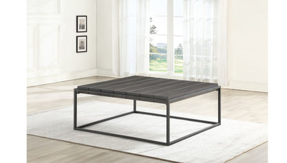 Tekoa - Coffee Table - Dark Brown - Hornell Furniture Outlet