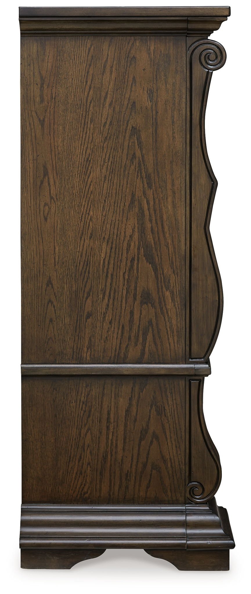 Maylee - Dark Brown - Five Drawer Chest - Hornell Furniture Outlet