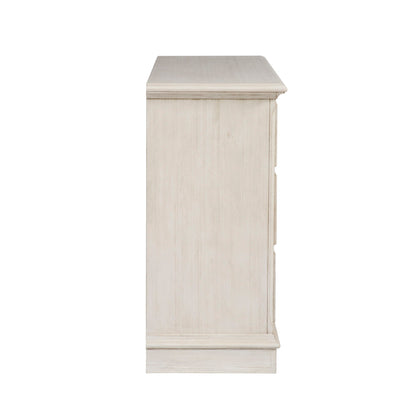 Bayside - 7 Drawer Dresser - White - Hornell Furniture Outlet