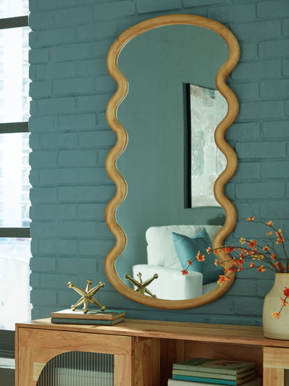 Serendis - Brown - Accent Mirror - Hornell Furniture Outlet