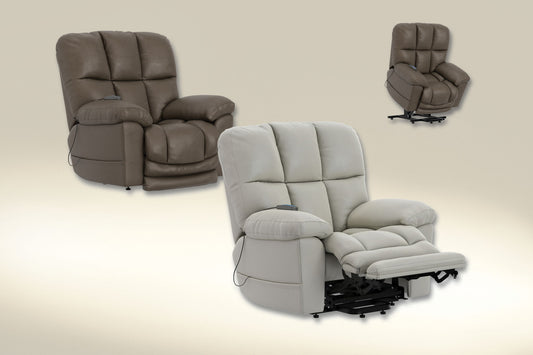 Rivers - Power Lift Lay Flat Recliner With Dual Motor &Amp; Extended Ottoman - Hornell Furniture Outlet