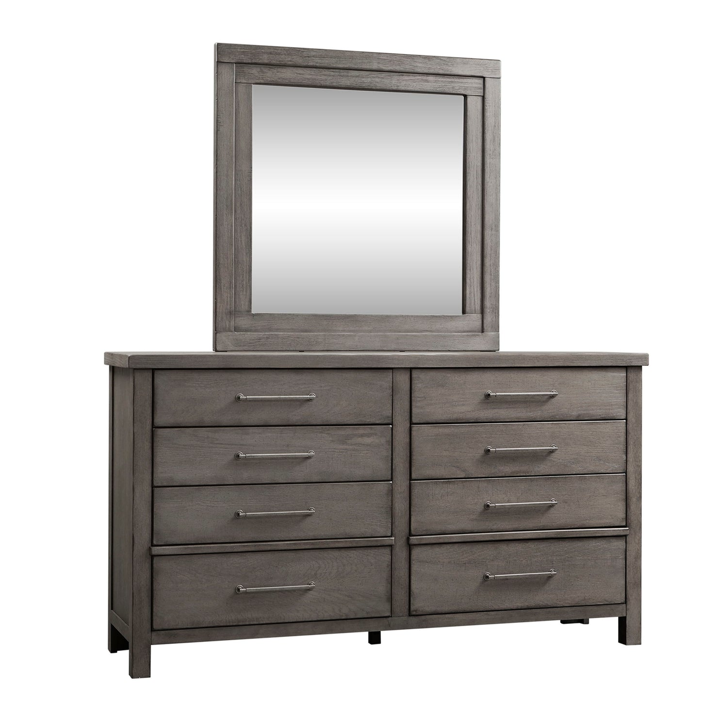 Modern Farmhouse - Dresser & Mirror - Hornell Furniture Outlet