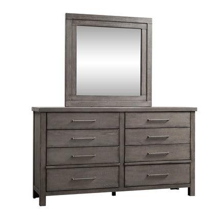 Modern Farmhouse - Dresser & Mirror - Hornell Furniture Outlet