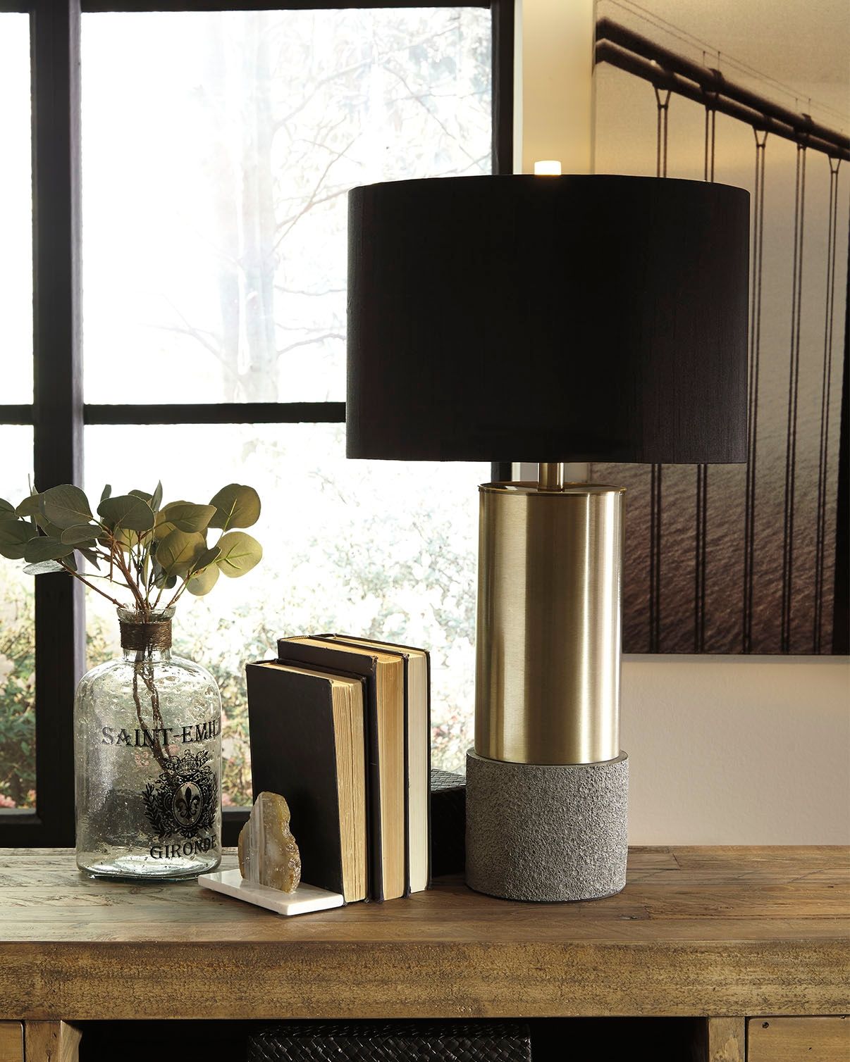 Jacek - Metal Table Lamp - Hornell Furniture Outlet