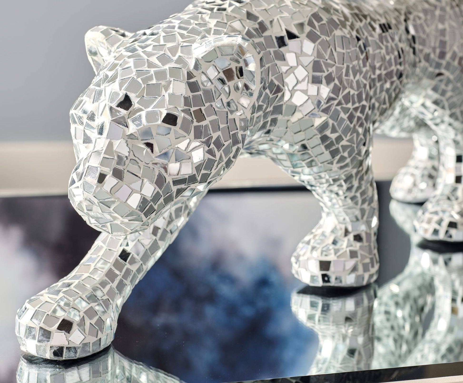 Drice - Silver / Gray - Sculpture - Hornell Furniture Outlet