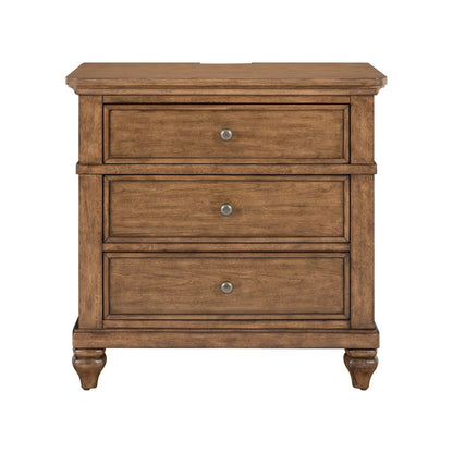 Twin Lakes - Nightstand With Charging Station - Hornell Furniture Outlet