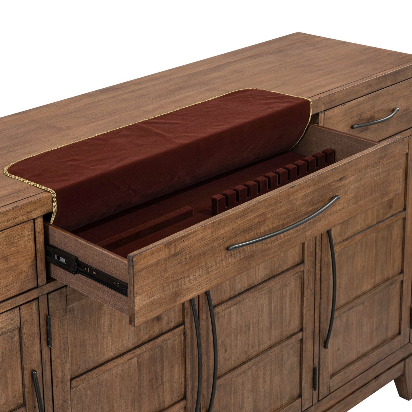Shaker Lakes - Buffet - Harvest Brown - Hornell Furniture Outlet