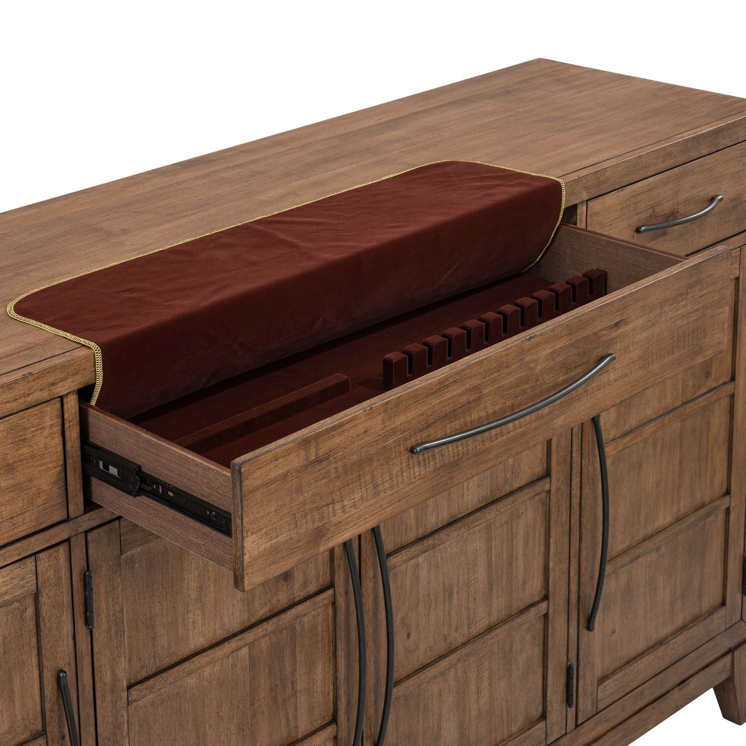 Shaker Lakes - Buffet - Harvest Brown - Hornell Furniture Outlet