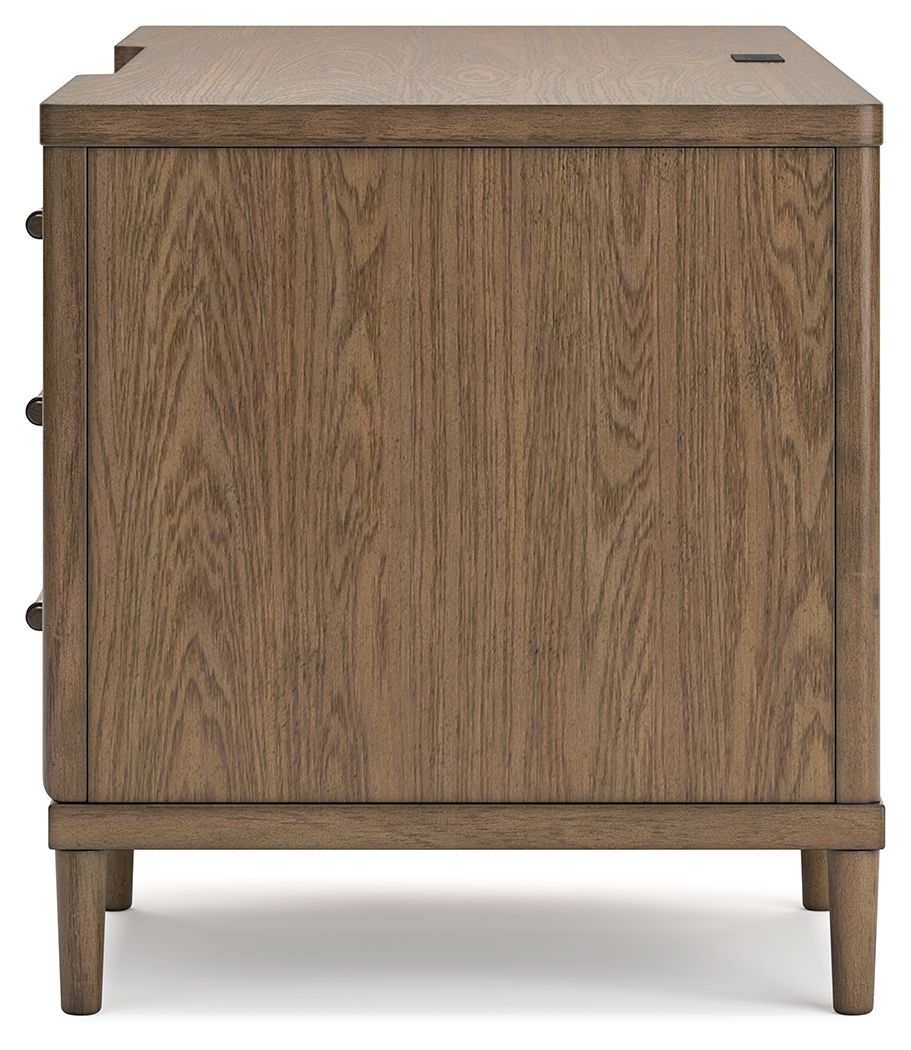 Roanhowe - Brown - Home Office Desk - Hornell Furniture Outlet
