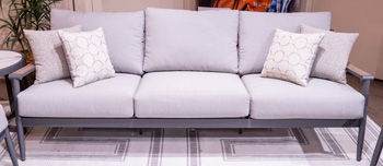 Ocean Beach - Gray - Sofa With Cushion - Hornell Furniture Outlet
