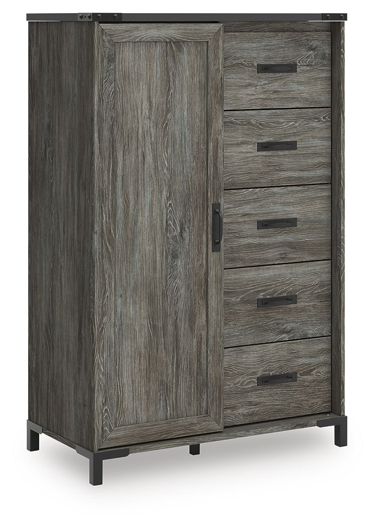 Frandern - Gray - Dressing Chest - Hornell Furniture Outlet