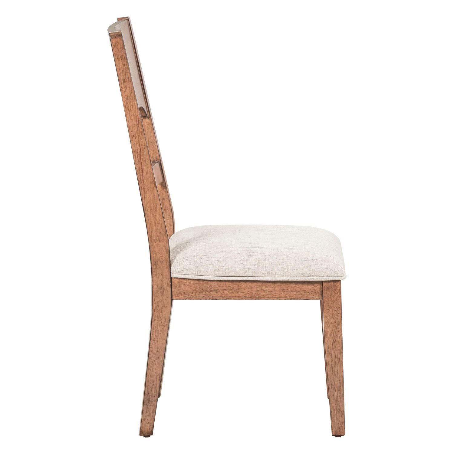 Harmony - Panel Back Side Chair (RTA) - Brownstone - Hornell Furniture Outlet